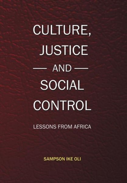 Produktbild: Oli, S: Culture, Justice and Social Control