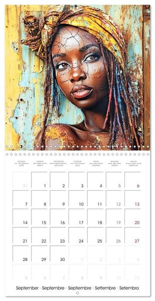 Produktbild: Artistic African Grace (Wall Calendar 2026 12 &times; 12 Inch) CALVENDO 12 Month Wall Calendar