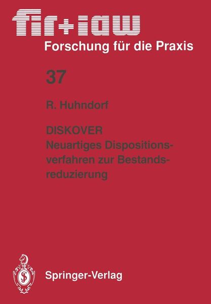 Produktbild: DISKOVER Neuartiges Dispositionsverfahren zur Bestandsreduzierung