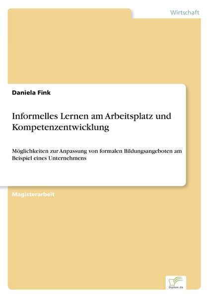 Produktbild: Informelles Lernen am Arbeitsplatz und Kompetenzentwicklung