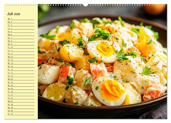 Produktbild: Herzhafte Kartoffeln. Leckeres aus der Super-Knolle (Wandkalender 2026 DIN A2 quer), CALVENDO Monatskalender