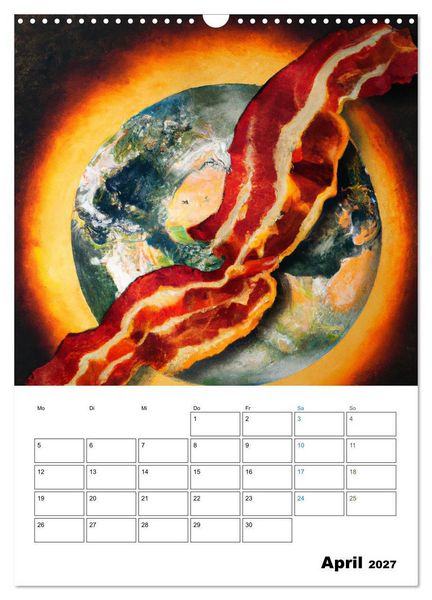 Produktbild: Bacon Kalender - Wir lieben Bacon (Wandkalender 2027 DIN A3 hoch), CALVENDO Monatskalender
