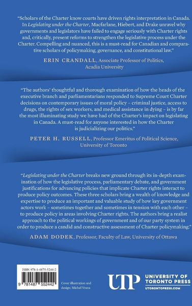 Produktbild: Legislating under the Charter