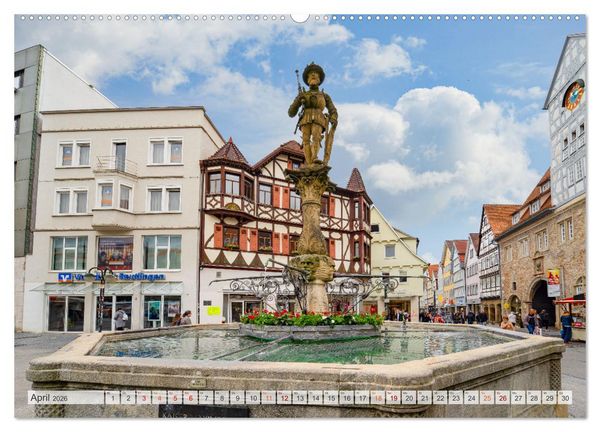 Produktbild: Reutlingen Impressionen (Wandkalender 2026 DIN A2 quer), CALVENDO Monatskalender