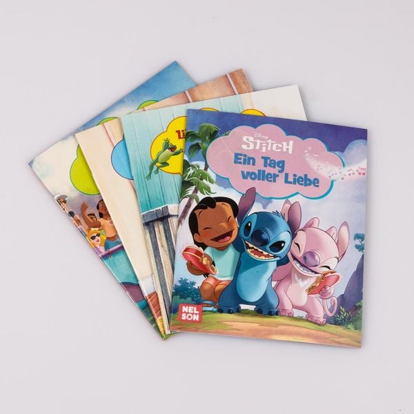 Produktbild: Nelson Mini-B&uuml;cher: 4er Disney Lilo & Stitch 1-4