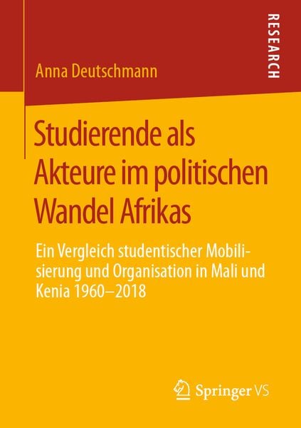 Produktbild: Studierende als Akteure im politischen Wandel Afrikas