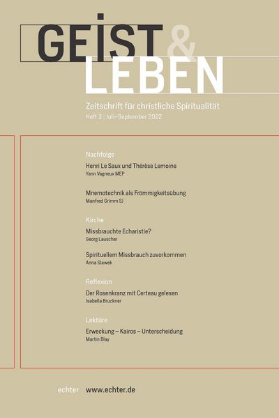 Produktbild: Geist & Leben 3/2022