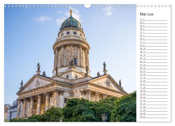 Produktbild: Berlin-Zentrum - Der Planer (Wandkalender 2026 DIN A3 quer), CALVENDO Monatskalender