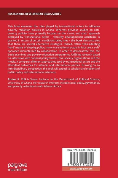 Produktbild: The Making of Anti-Poverty Policies in Ghana