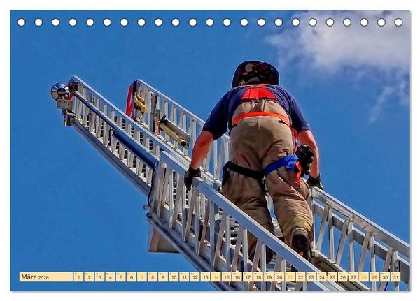 Produktbild: Feuerwehr - Eins&auml;tze (Tischkalender 2026 DIN A5 quer), CALVENDO Monatskalender