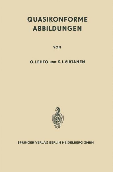 Produktbild: Quasikonforme Abbildungen