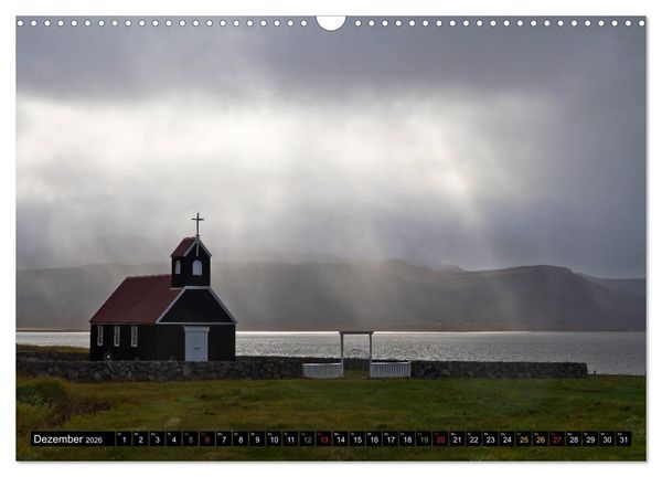 Produktbild: Stimmungsvolles Island (Wandkalender 2026 DIN A3 quer), CALVENDO Monatskalender