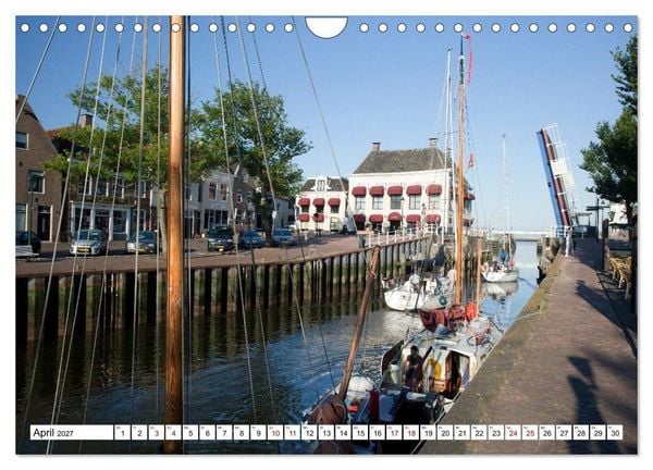 Produktbild: Hausbooturlaub Niederlande - Friesland und Groningen (Wandkalender 2027 DIN A4 quer), CALVENDO Monatskalender