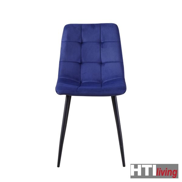 Produktbild: HTI-Living Stuhl Mesa Velvet blau Stuhl Mesa Velvet blau