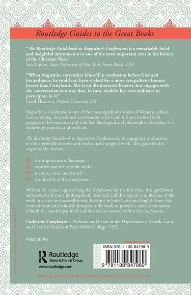 Produktbild: The Routledge Guidebook to Augustine's Confessions