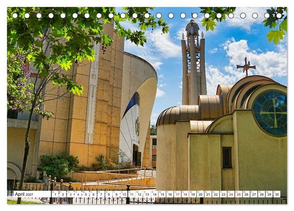 Produktbild: Katholische und orthodoxe Kirchen in Tirana und Shkodra, Albanien (Tischkalender 2027 DIN A5 quer), CALVENDO Monatskalender