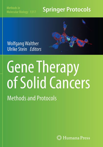Produktbild: Gene Therapy of Solid Cancers