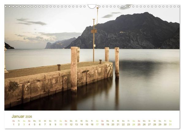 Produktbild: GARDASEE - das Nordufer (Wandkalender 2026 DIN A3 quer), CALVENDO Monatskalender
