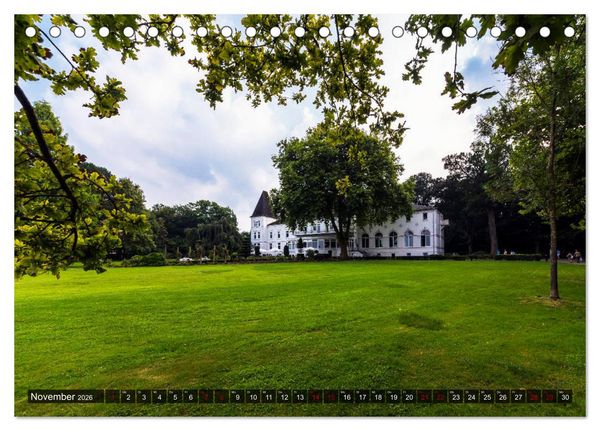 Produktbild: Bad Zwischenahn, Parkspaziergang und Seerundfahrt (Tischkalender 2026 DIN A5 quer), CALVENDO Monatskalender