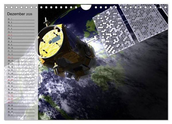 Produktbild: Missionen im Weltall (Wandkalender 2026 DIN A4 quer), CALVENDO Monatskalender
