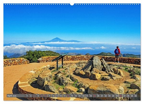 Produktbild: Wandern auf La Gomera (hochwertiger Premium Wandkalender 2026 DIN A2 quer), Kunstdruck in Hochglanz
