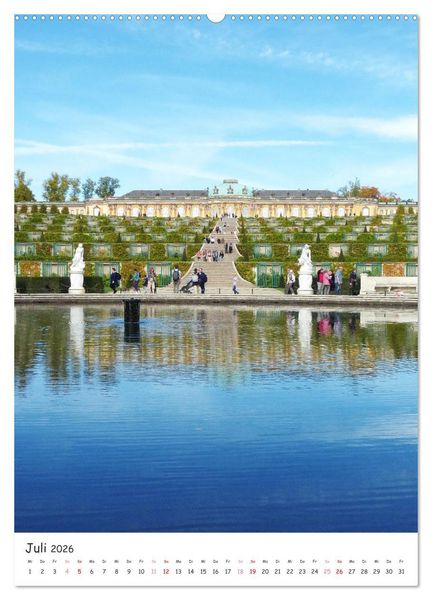 Produktbild: Der Park Sanssouci - ein Traum (hochwertiger Premium Wandkalender 2026 DIN A2 hoch), Kunstdruck in Hochglanz