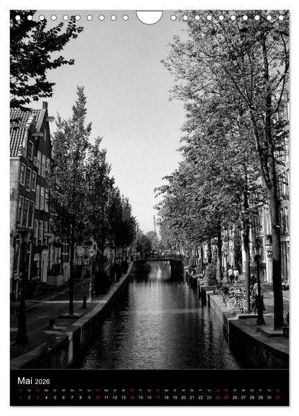 Produktbild: Metropole Amsterdam (Wandkalender 2026 DIN A4 hoch), CALVENDO Monatskalender