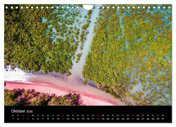 Produktbild: Australien 2026 Kimberley aus der Vogelperspektive (Wandkalender 2026 DIN A4 quer), CALVENDO Monatskalender