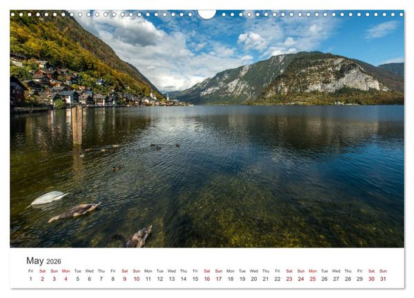Produktbild: Hallstatt The pearl of Austria (Wall Calendar 2026 DIN A3 landscape), CALVENDO 12 Month Wall Calendar