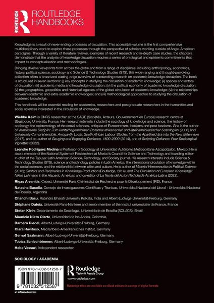 Produktbild: Routledge Handbook of Academic Knowledge Circulation