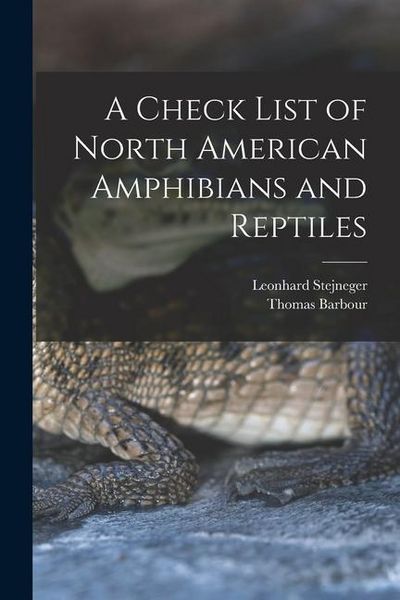 Produktbild: A Check List of North American Amphibians and Reptiles