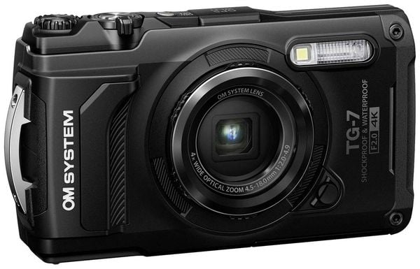 Produktbild: OM System TG-7 black Digitalkamera 12 Megapixel Opt. Zoom: 4 x Schwarz Sto&szlig;fest, Wasserdicht, 4K-Video