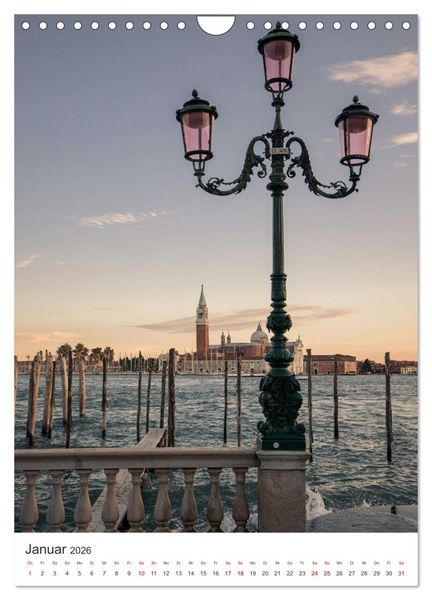 Produktbild: Venedig - Eine Stadt zum Verlieben. (Wandkalender 2026 DIN A4 hoch), CALVENDO Monatskalender