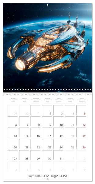 Produktbild: DISTANT WORLDS Explore the universe (Wall Calendar 2026 12 &times; 12 Inch) CALVENDO 12 Month Wall Calendar