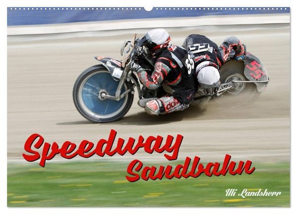 Produktbild: Speedway Sandbahn (Wandkalender 2026 DIN A2 quer), CALVENDO Monatskalender