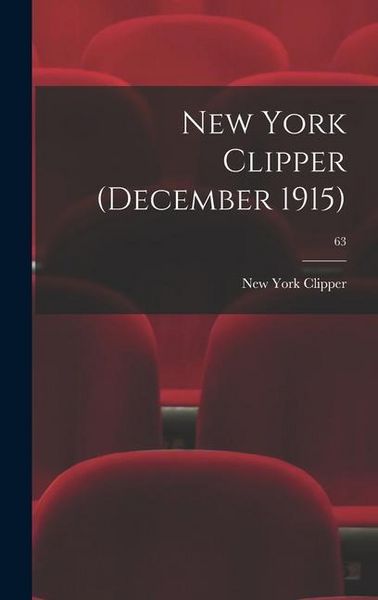 Produktbild: New York Clipper (December 1915); 63