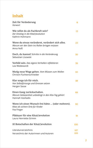 Produktbild: Kitarevolution. Zeit f&uuml;r Ver&auml;nderung