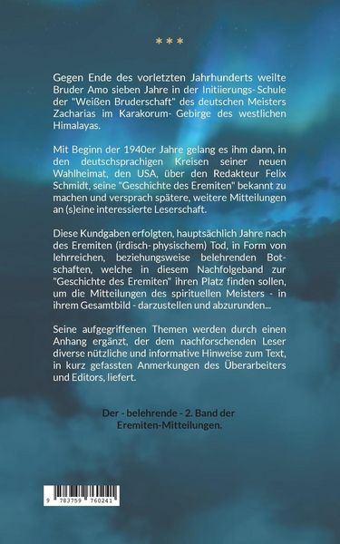 Produktbild: Des Eremiten Lehr-Botschaften