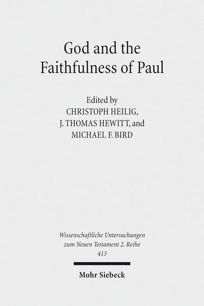 Produktbild: God and the Faithfulness of Paul