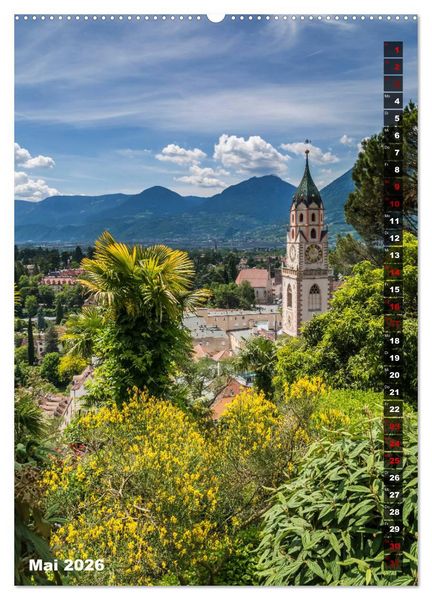 Produktbild: Stadtherz MERAN (Wandkalender 2026 DIN A2 hoch), CALVENDO Monatskalender