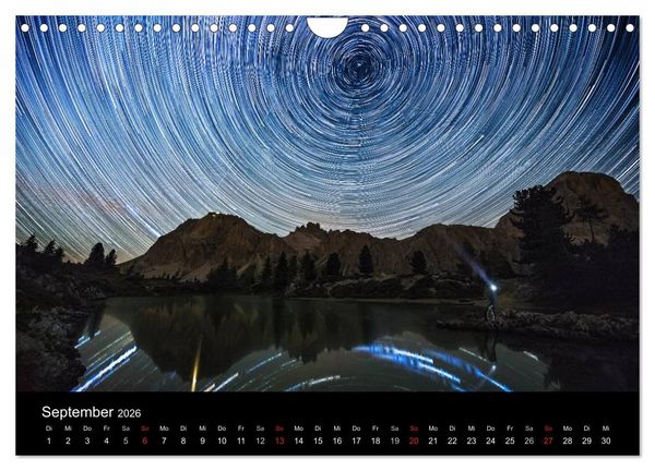 Produktbild: Sternensucher - Landschaft unter Sternen (Wandkalender 2026 DIN A4 quer), CALVENDO Monatskalender