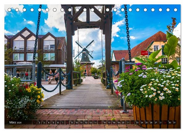 Produktbild: Papenburg - Venedig des Nordens (Tischkalender 2026 DIN A5 quer), CALVENDO Monatskalender