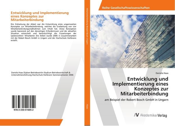 Produktbild: Entwicklung und Implementierung eines Konzeptes zur Mitarbeiterbindung
