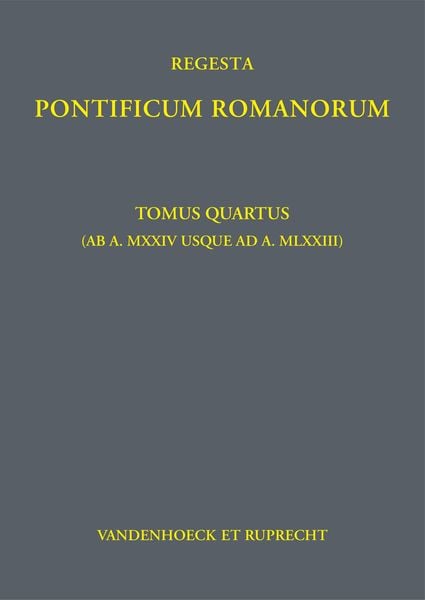 Produktbild: Regesta Pontificum Romanorum
