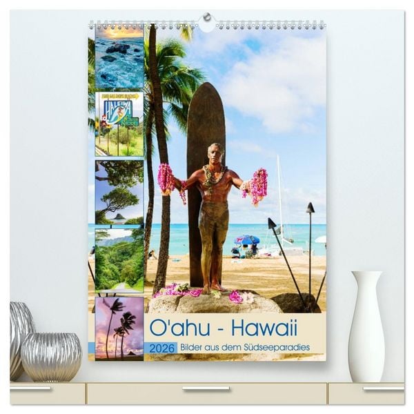Produktbild: O'ahu - Hawaii, Bilder aus dem S&uuml;dseeparadies (hochwertiger Premium Wandkalender 2026 DIN A2 hoch), Kunstdruck in Hochglanz