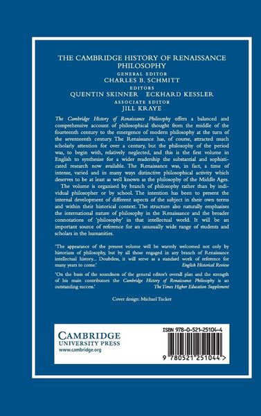 Produktbild: Camb Hist of Renaissance Philosophy