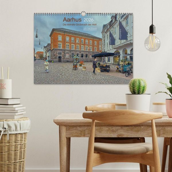 Produktbild: AARHUS, die kleinste Gro&szlig;stadt der Welt (Wandkalender 2026 DIN A3 quer), CALVENDO Monatskalender