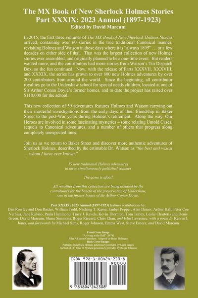 Produktbild: The MX Book of New Sherlock Holmes Stories Part XXXIX