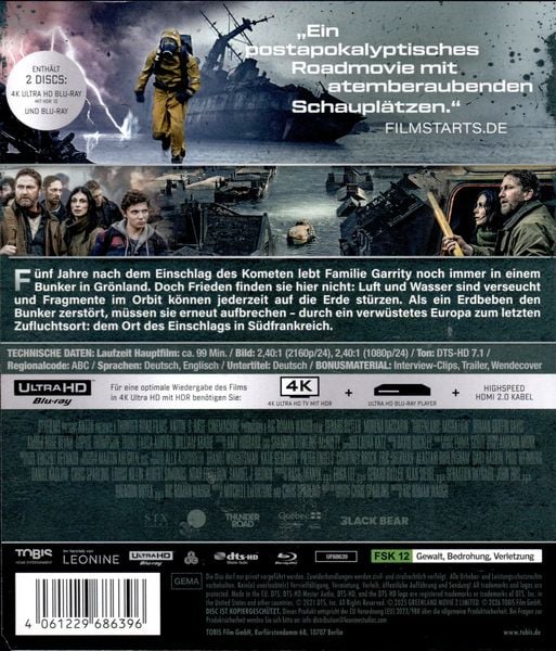Produktbild: Greenland 2 (4K Ultra HD) (+ Blu-ray)