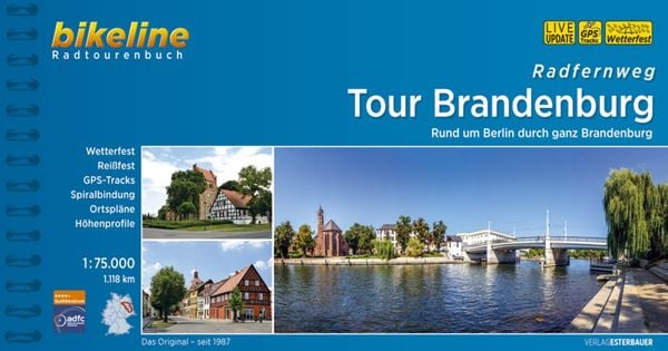 Radfernweg Tour Brandenburg, Gebundene Ausgabe von , Esterbauer, 9783850009676